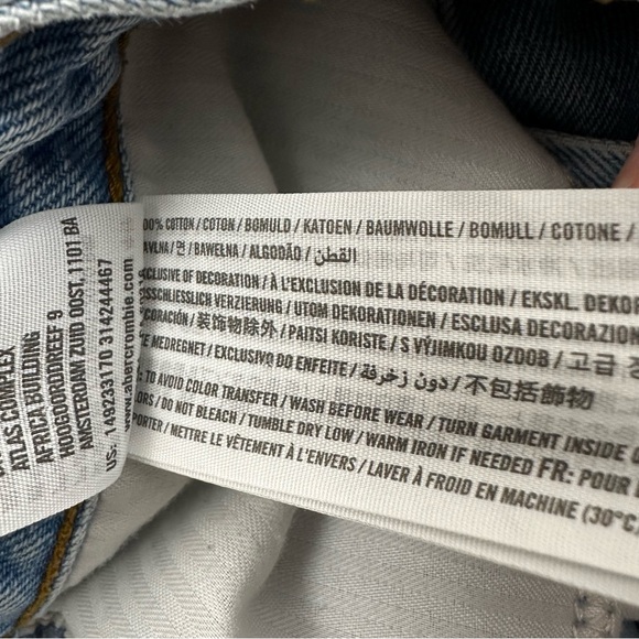 Abercrombie & Fitch Harper Low Rise Shorts Embroidered Floral Festival W 10 30 - Picture 5 of 10